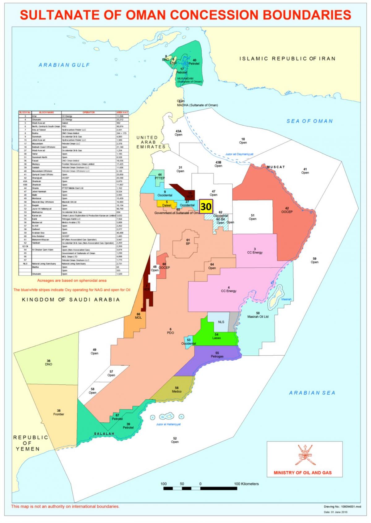 bản đồ của lekhwair Oman