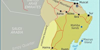 Bản đồ của duqm Oman