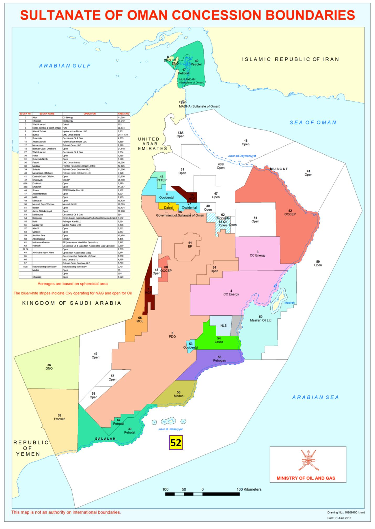 Oman nhượng bản đồ - bản Đồ của Oman nhượng quyền (Tây Á - Asia)